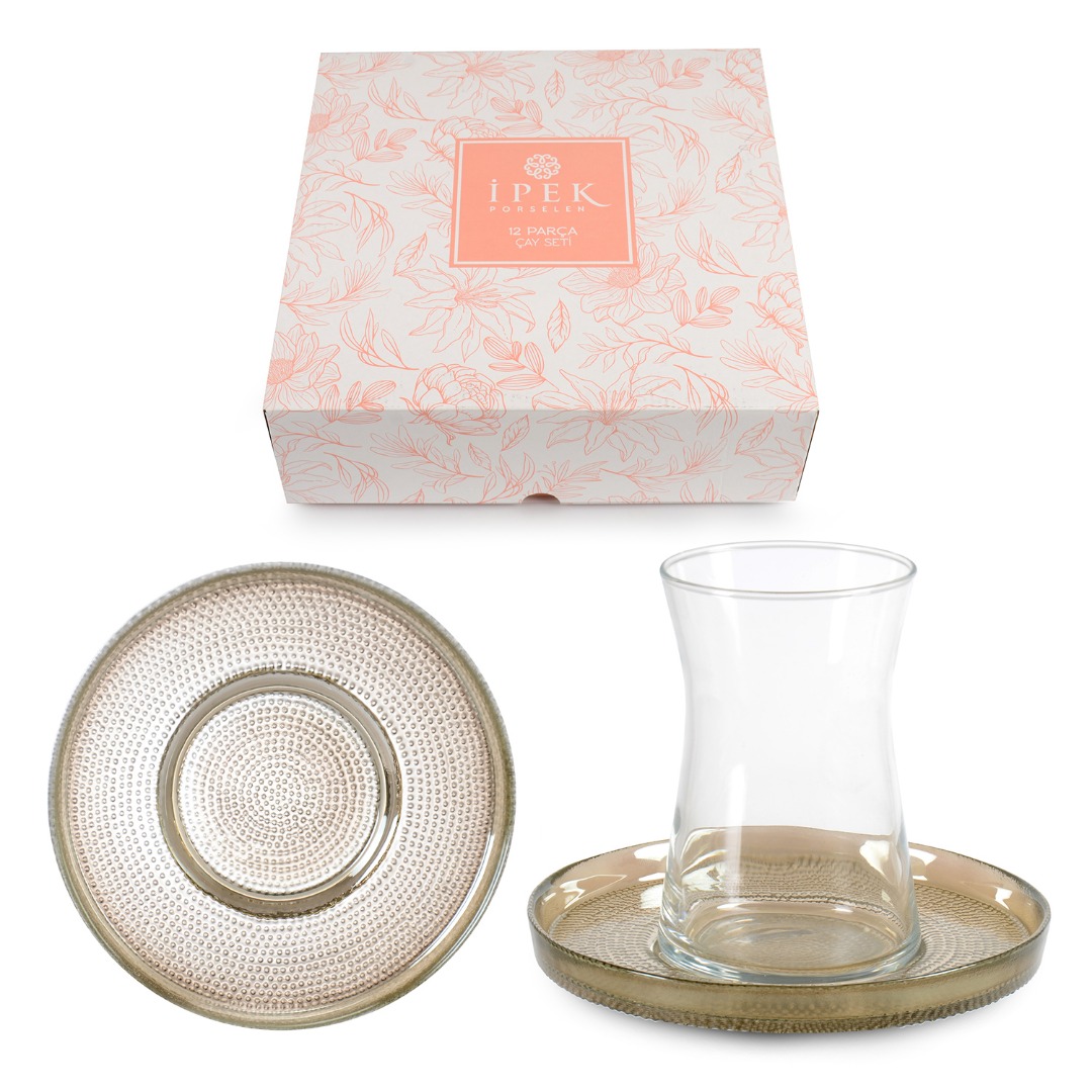 HEYBELI DORYA FUME LUSTERLI CAY TAKIMI