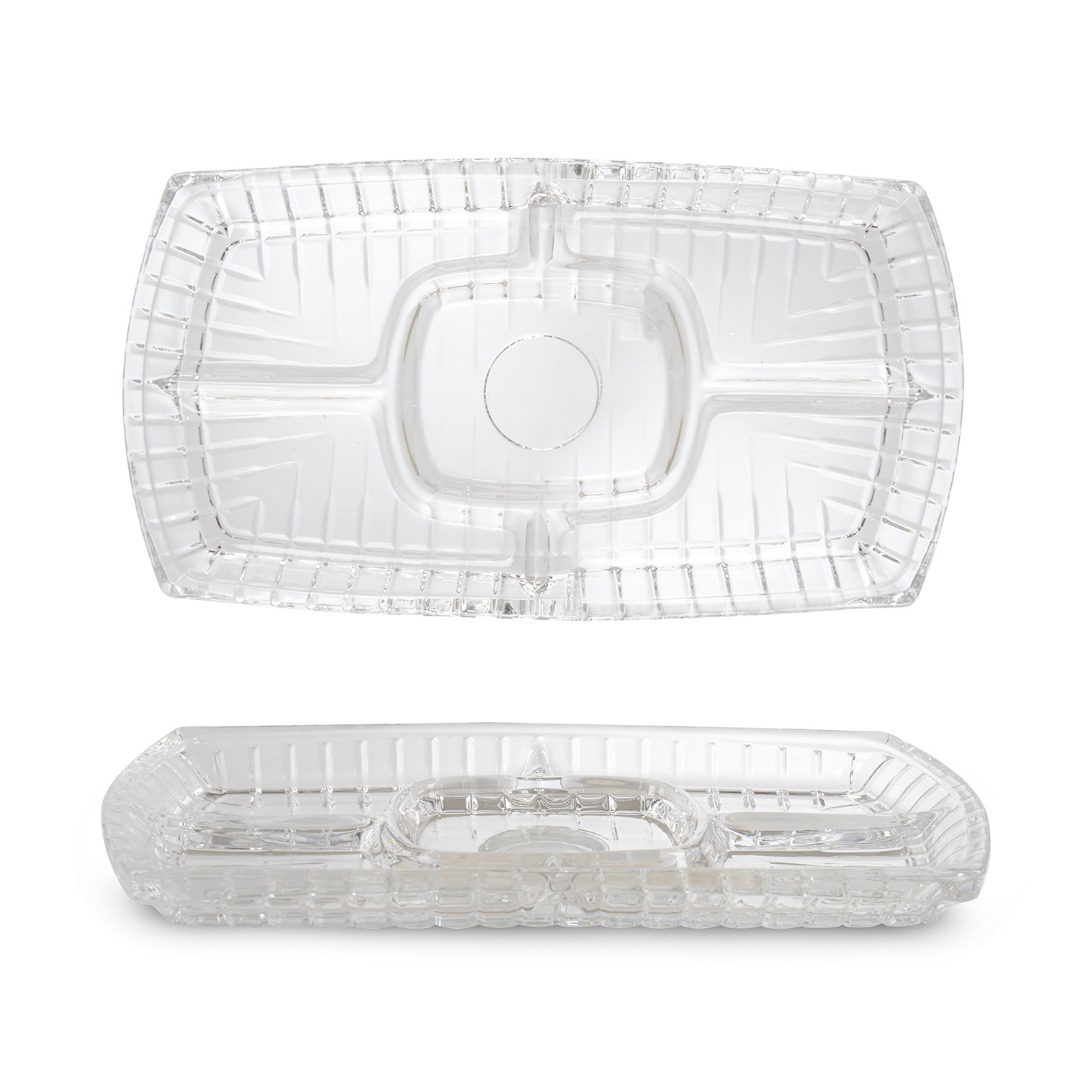 DSP2051-10AG CAM BOLMELI DIKDORTGEN TABAK 18*33 CM