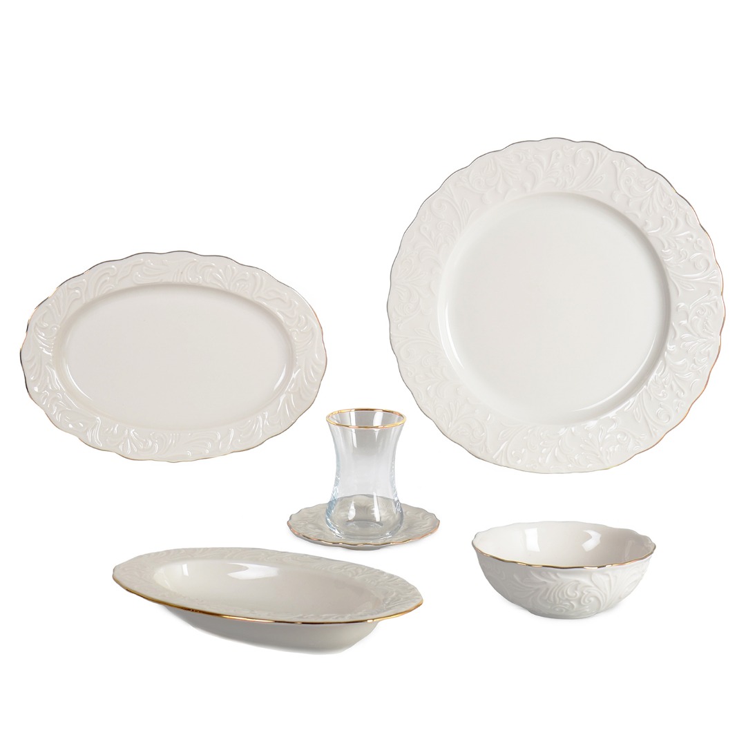 ROSEN-28BRS 28 PRC ROSEN KAHVALTI TAKIMI YALDIZLI #BONE#