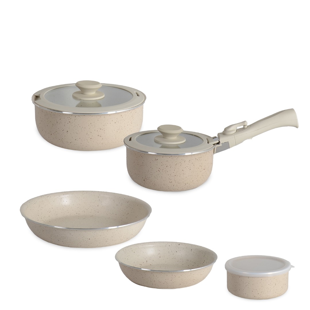 9 PRC COK AMACLI SET BEJ