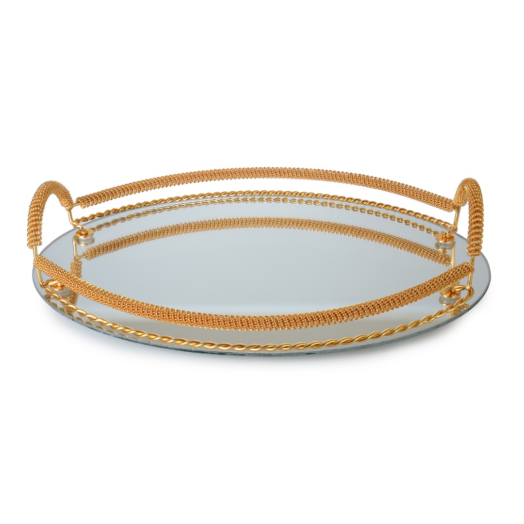 OVAL ALTIN BUYUK TEPSI