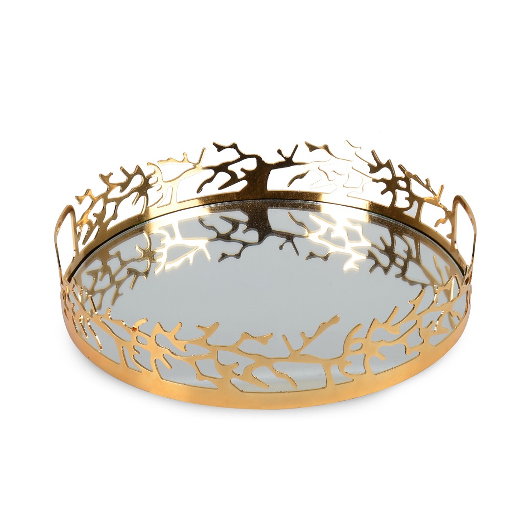 K.LAZER AYNALI TEPSI 28CM ALT.