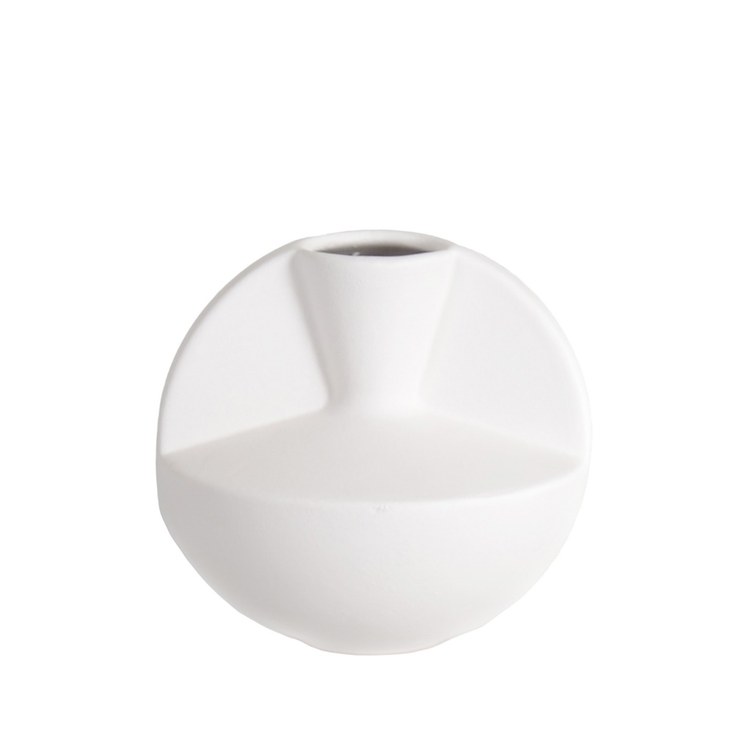 AVA VAZO MAT BEYAZ 15X16 CM