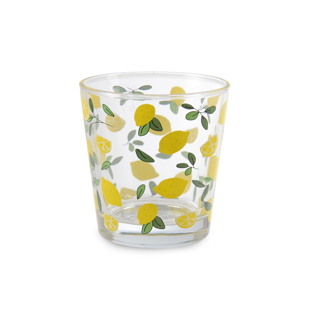 TY1628T CAM BARDAK LIMON DESENLI 280 ML