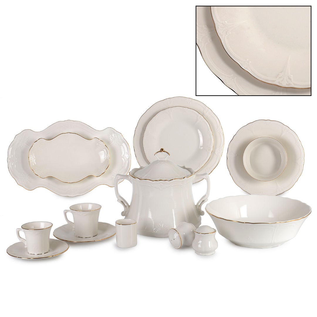 BRN-83 83 PARCA #CREAM YALDIZLI# YEMEK TK