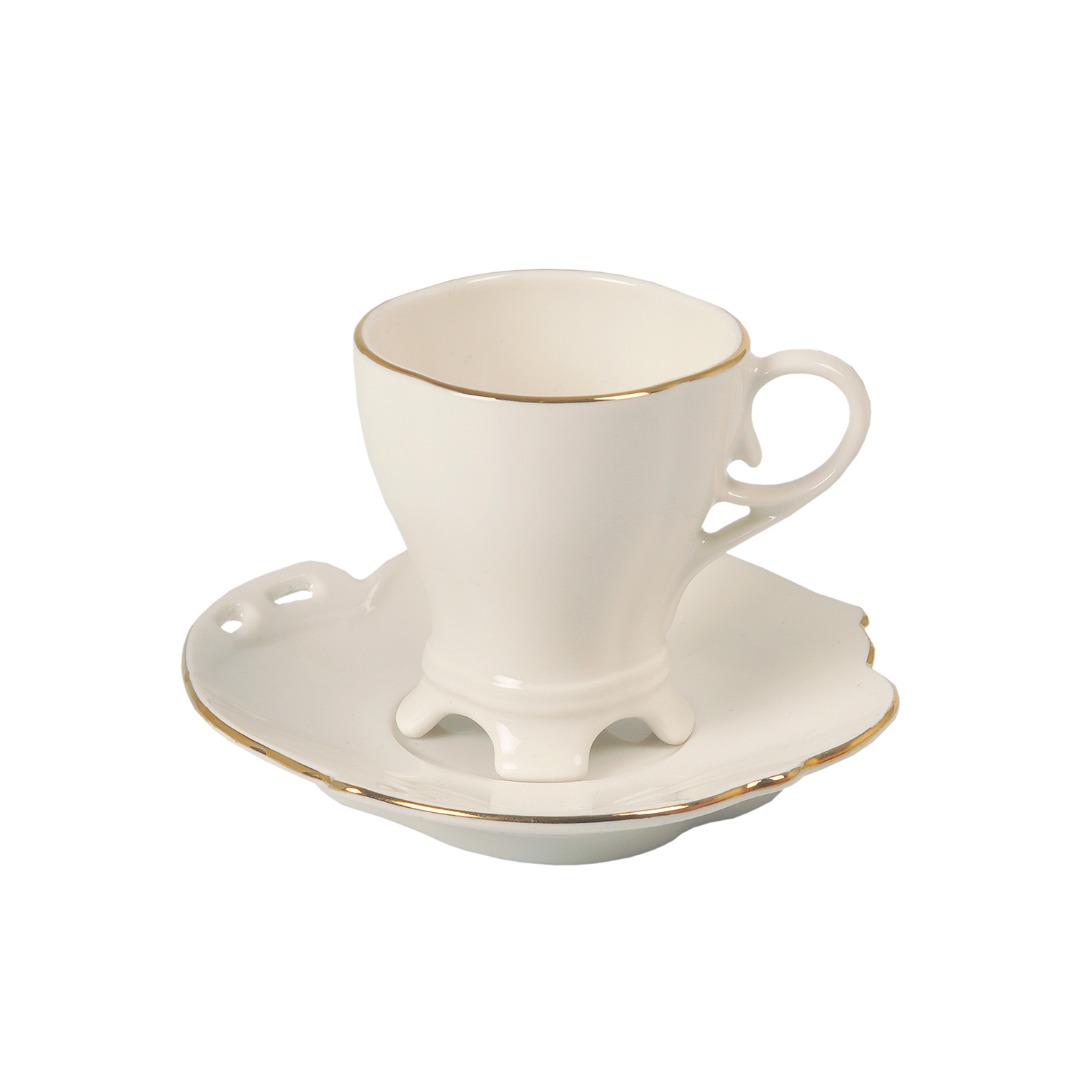 EVI-100/GLD YALDIZLI #BONE # KAHVE TAKIMI