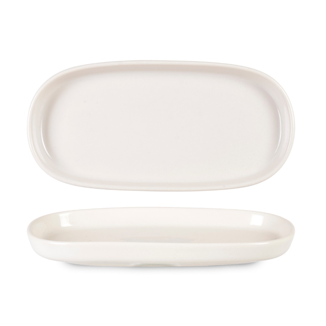 OTR PORSELEN OVAL 16,5CM TABAK