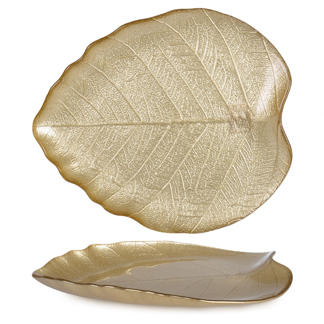 15193-1111 EVD. DECO MAJA DEKORATIF TABAK GOLD 28 CM